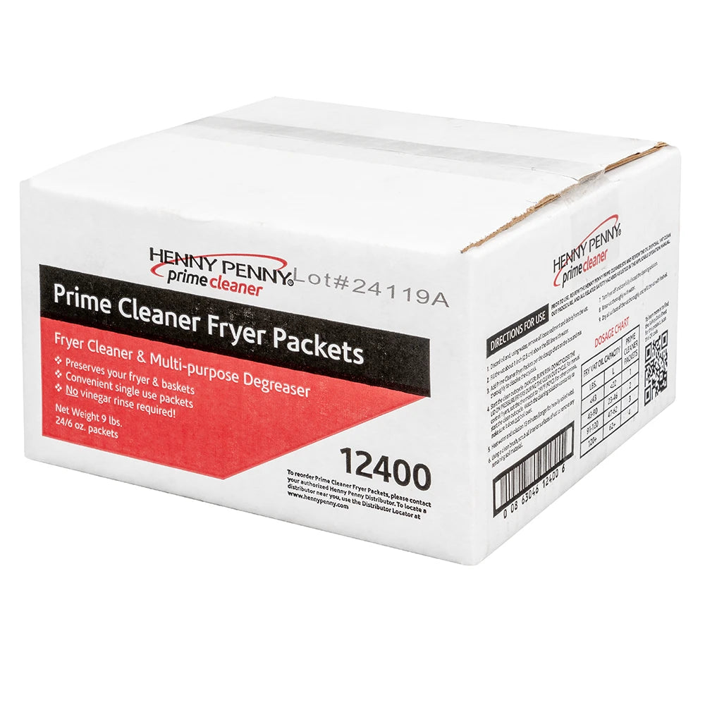 Henny Penny 12400 Prime Cleaner Fryer Packets - 24 pack