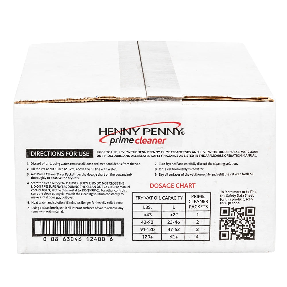 Henny Penny 12400 Prime Cleaner Fryer Packets - 24 pack